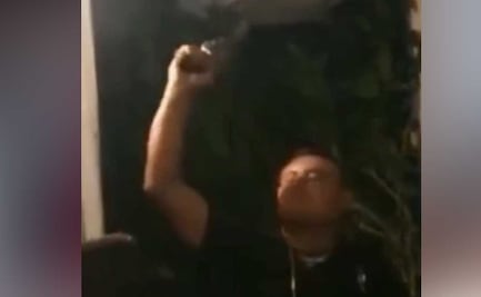 Captan a policía de Texmelucan manipulando su arma en estado de ebriedad