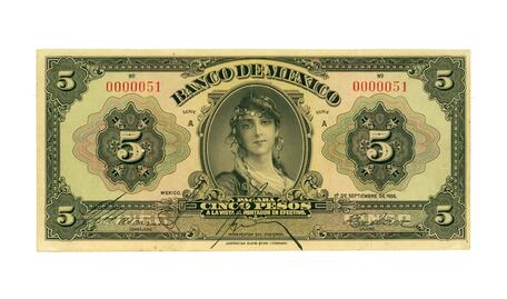 Esta es la historia de 'La Gitana', el billete de 5 pesos que perpetuó un escándalo sexual