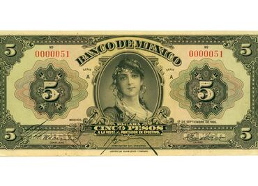Esta es la historia de 'La Gitana', el billete de 5 pesos que perpetuó un escándalo sexual