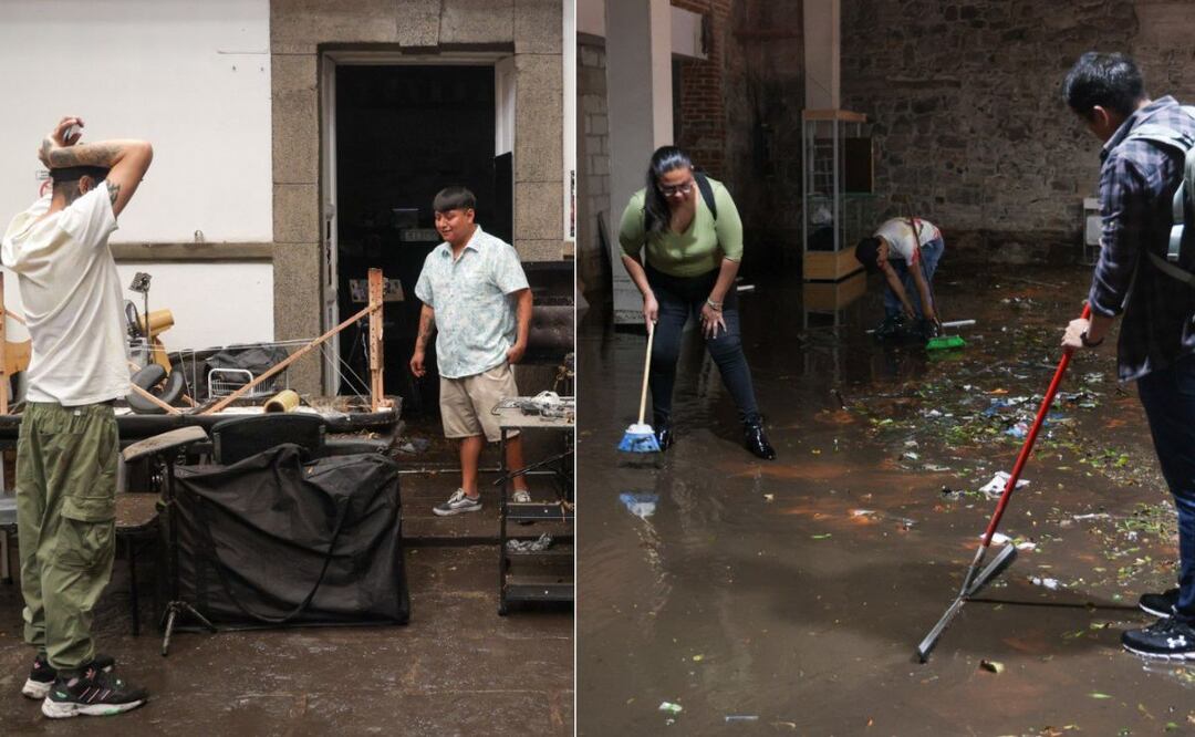 Comerciantes intentan recuperar mercancía | Foto: EsImagen