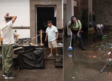VIDEO Locatarios de La Herencia y del Pabellón del Coleccionista lo pierden todo tras las inundaciones en Puebla