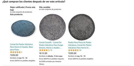 Poblanos venden en Amazon utensilios de roca volcánica del Popocatépetl 