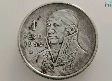 Cuanto vale hoy el Morelos de 1950, la moneda de un peso con 30% plata