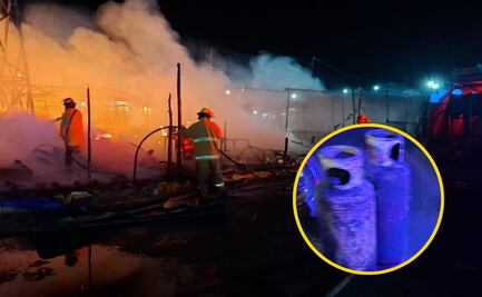 VIDEO Controla Protección Civil incendio en Central de Abasto de Huixcolotla