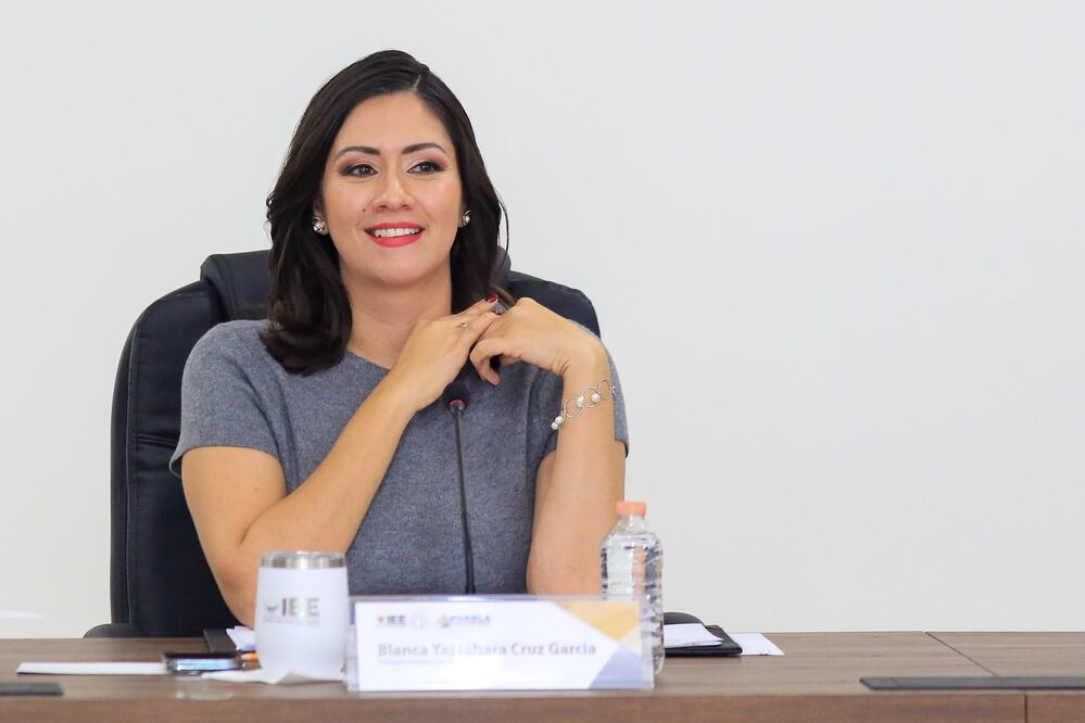 Blanca Cruz García, consejera presidenta del IEE, dio un balance sobre la labor en el IEE | EsImagen