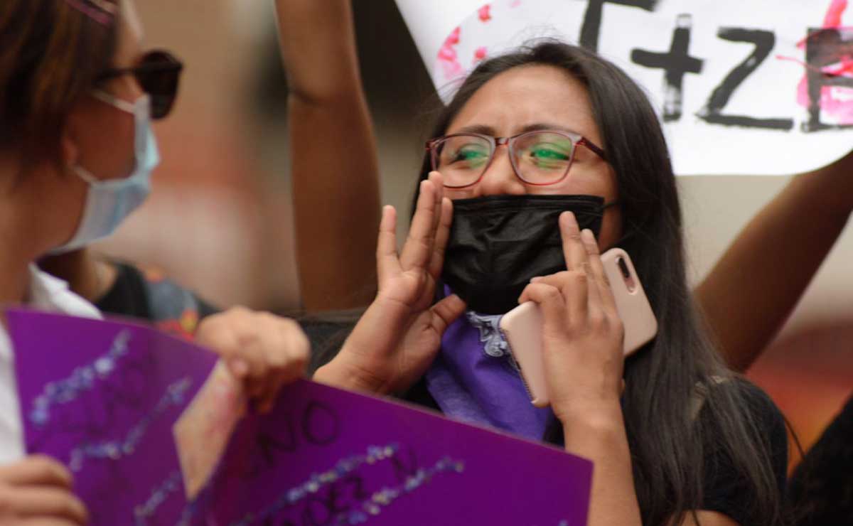 Celebran activistas primera vinculación por violencia vicaria en Puebla