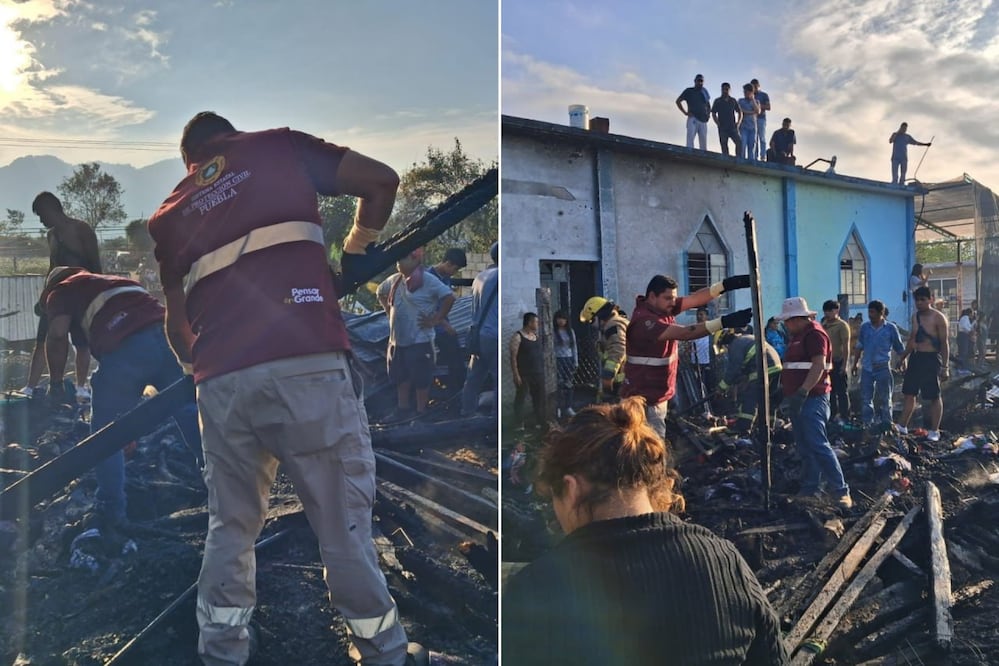 La explosión en un inmueble con pirotecnia movilizó a autoridades en la comunidad de Xaltepuxtla | Foto: X PC Estatal Puebla