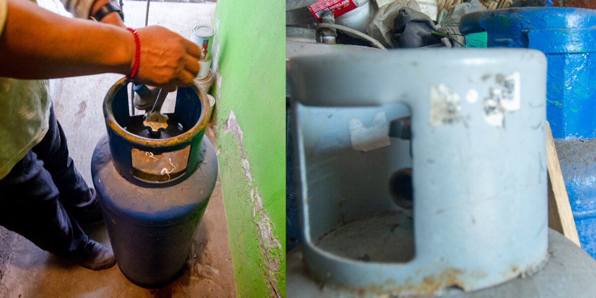 Distribución de gas lp / Foto EsImagen