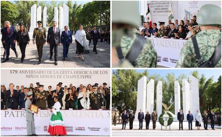 Armenta encabeza ceremonia por el 179 Aniversario de la Gesta Heroica de los Niños Héroes de Chapultepec