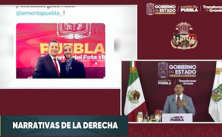 “No somos un narcogobierno”: responde Armenta a Simón Levy y rechaza que EU le haya retirado la visa