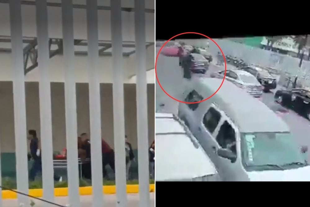 Cámaras de seguridad captaron la huida de los presuntos responsables de ataque contra Víctor Mirón | Foto: Captura de video X