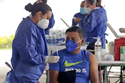 Conoce la logística para vacunación de 40 y más en la Sierra Norte