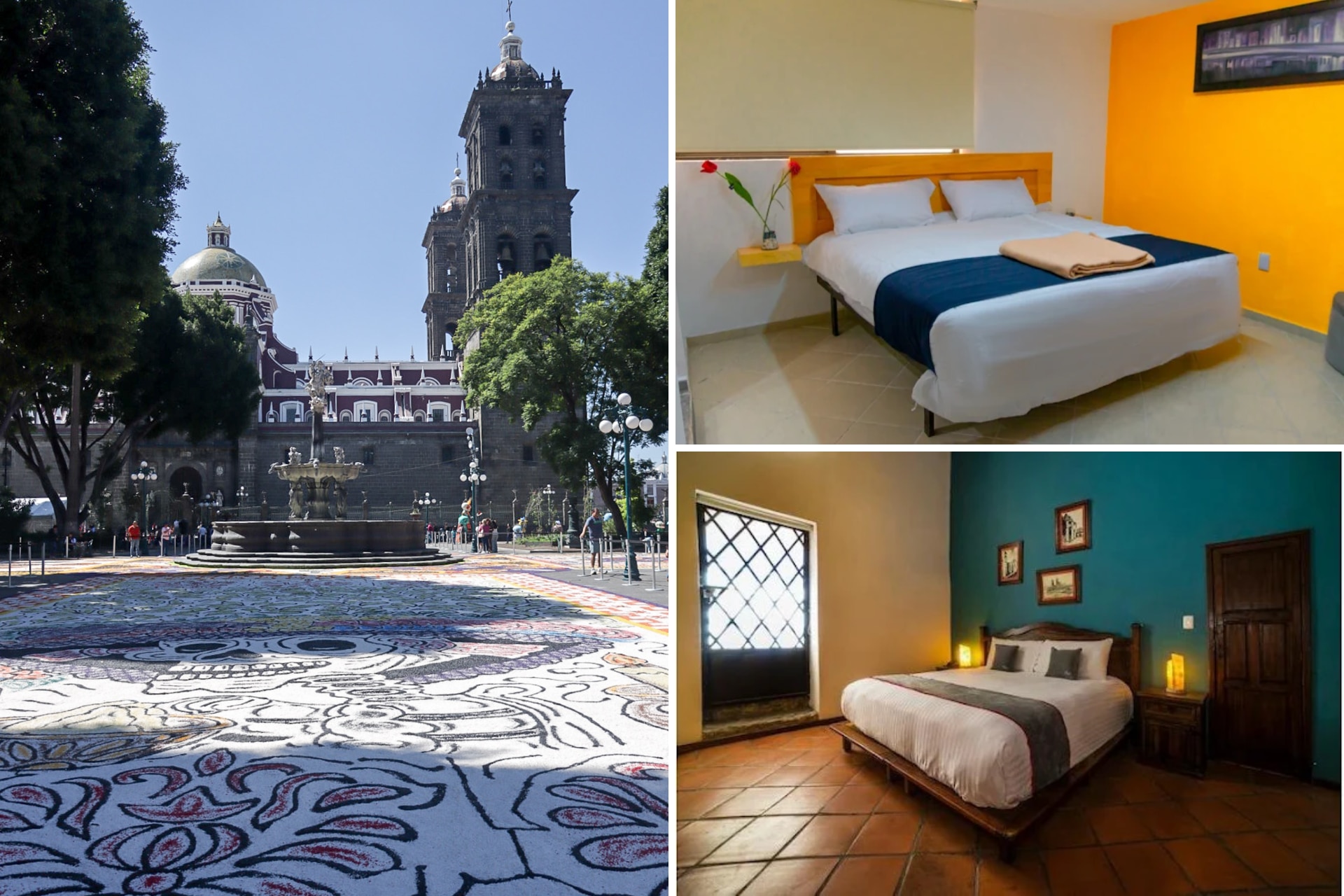 4 hoteles buenos, bonitos y baratos para pasar el puente de Día de Muertos en Puebla