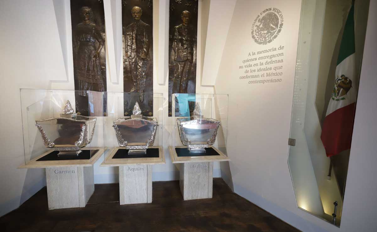 Los familiares de los hermanos Serdán continúan el legado | Foto: Agencia Es Imagen para El Universal Puebla