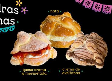 Hojaldras, el pan de muerto ahora con relleno dulce o salado