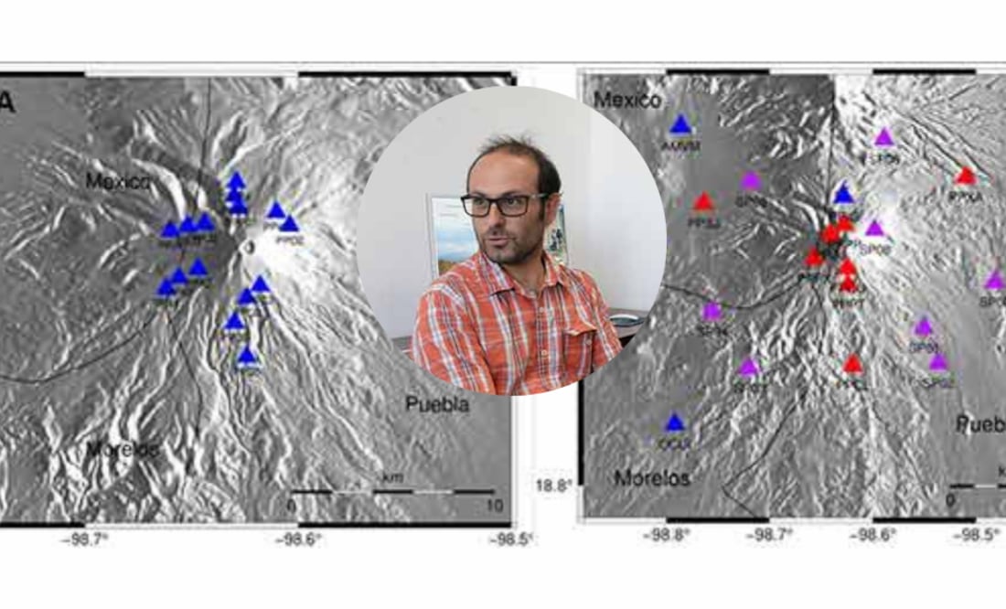 Investigadores del Instituto de Geofísica de la UNAM, obtuvieron imágenes del interior del Popocatépetl con apoyo de la Inteligencia Artificial / Foto: UNAM