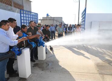 Ponen en marcha pozo de agua en Santa María Xonacatepec