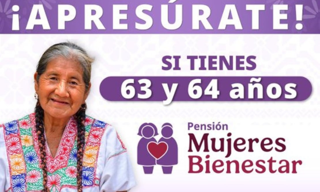 El período para que las adultas mayores se inscriban para recibir la Pensión del Bienestar está por concluir | Foto:  Secretaria del Bienestar