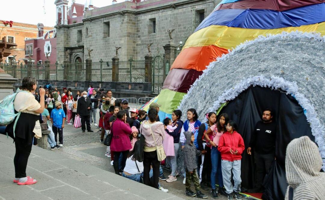 Se ha desarrollado con éxito la Piñata Sensorial “Habla con Santa” I Foto: Especial