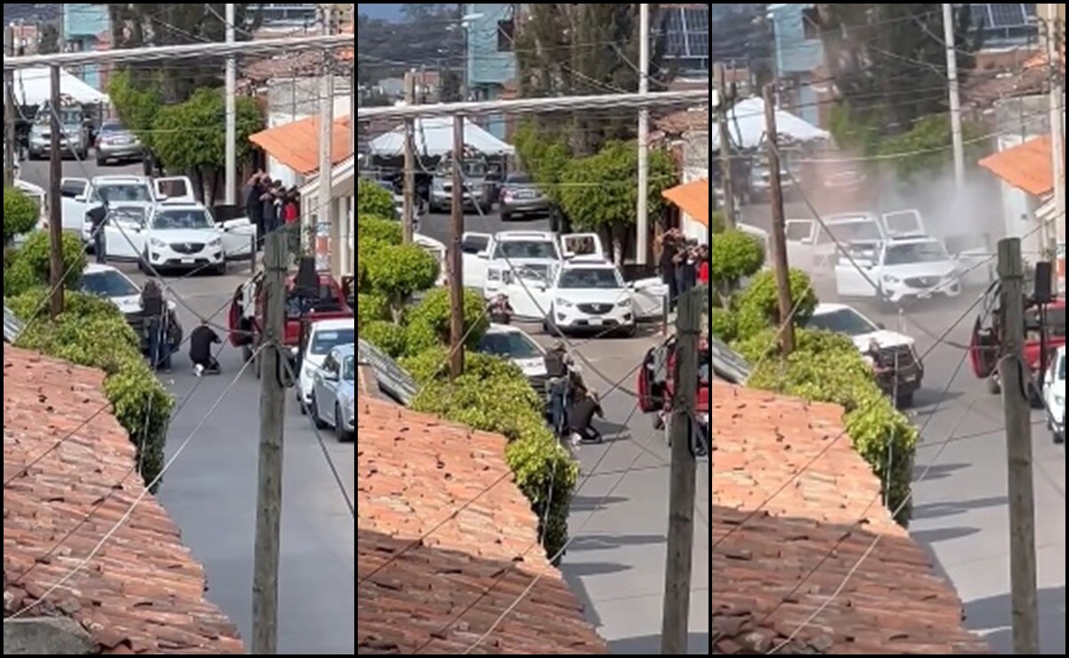 Los sacan de velorio en Michoacán y los fusilan frente al pueblo