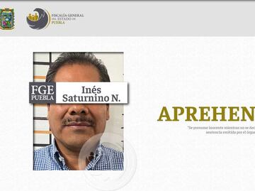 Por estos delitos aprehendieron a Inés Saturnino López