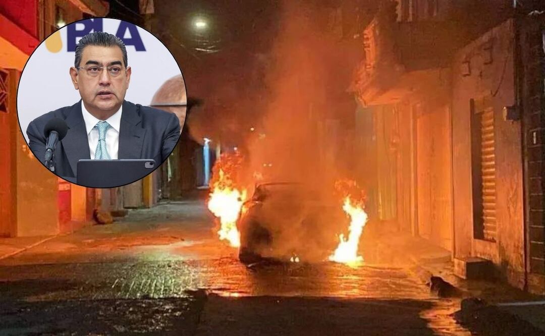 Identifican cuerpos localizados en vehículos incinerados en Xonacatepec / Foto: EsImagen / Redes Sociales