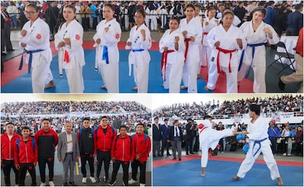 Gobierno de Puebla reúne a más de mil atletas en el Primer Encuentro Intermunicipal de Karate Do