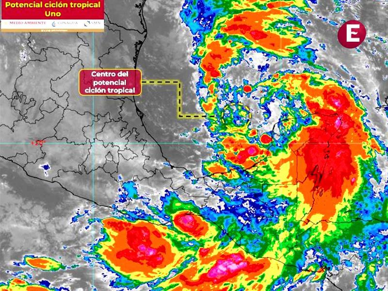 Tanto las autoridades de Protección Civil de Puebla como el gobernador de la región, Sergio Salomón, han alertado sobre la presencia del ciclón tropical conocido como "Uno". 
Foto: Producción El Universal Puebla