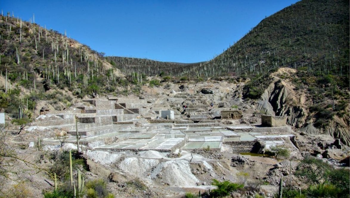 Minas de sal de Zapotitlán Salinas / Foto: Archivo El Universal