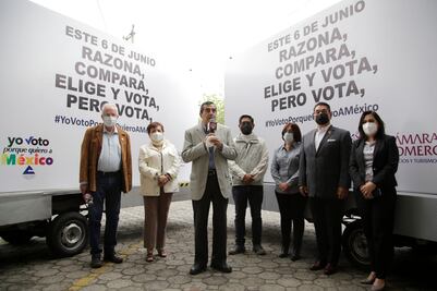 Empresarios promueven el voto para el 6 de junio del 2021 en Puebla