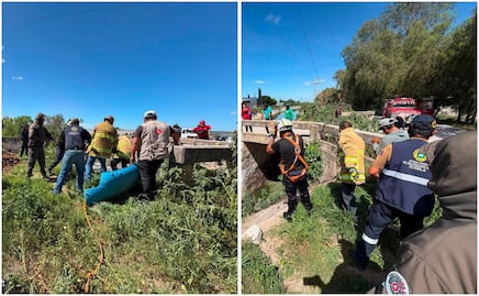 Localizan cuerpo de motociclista que cayó al Canal de Valsequillo