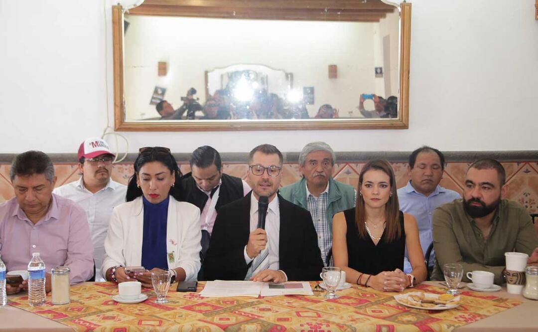 Juan Carlos Natale presentó a los coordinadores distritales de Marcelo Ebrard en Puebla | Agencia Es Imagen para El Universal Puebla