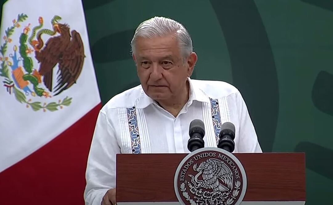 El presidente Andrés Manuel López Obrador aseguró México condena la invasión de Rusia a Ucrania –o de cualquier potencia-. Foto: tomada de video