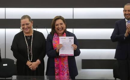 Xóchitl Gálvez se registra en el INE como candidata a la Presidencia