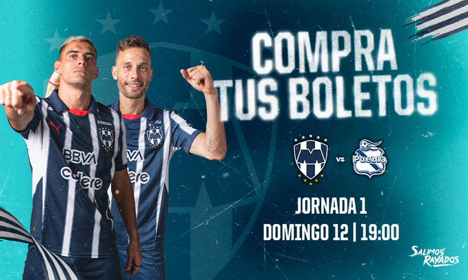 El partido Monterrey vs Puebla tendrá lugar el domingo 12 de enero / Foto: Redes Sociales
