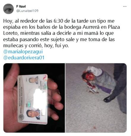 Golpean brutalmente y detienen a presunto acosador de Plaza Loreto 
