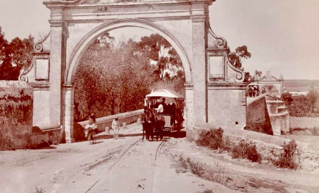 El Puente de México se construyó en 1543 sobre el río Atoyac | Foto: Facebook Fernando Mario Salazar/Lo que quieres saber de Puebla