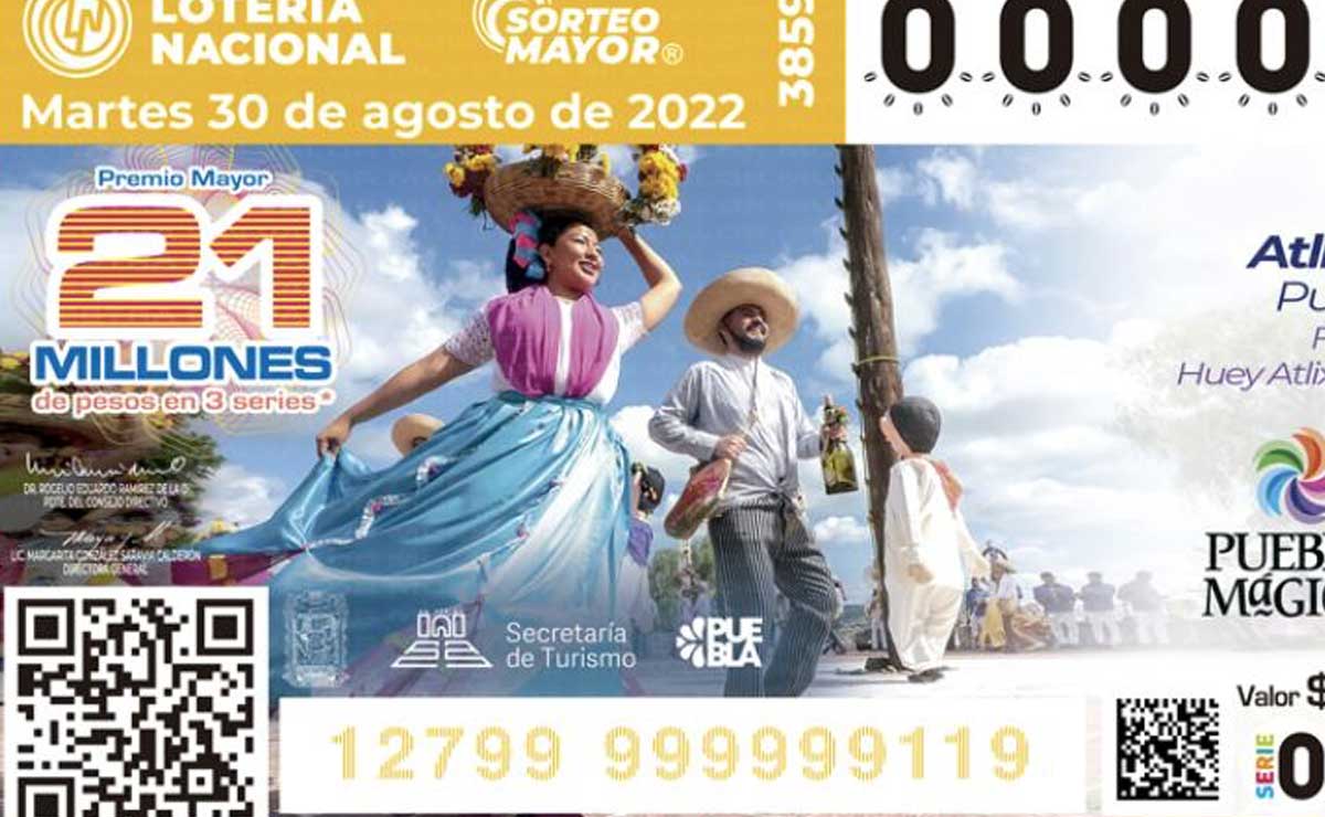 Lotería Nacional ama a Puebla y esto lo demuestra