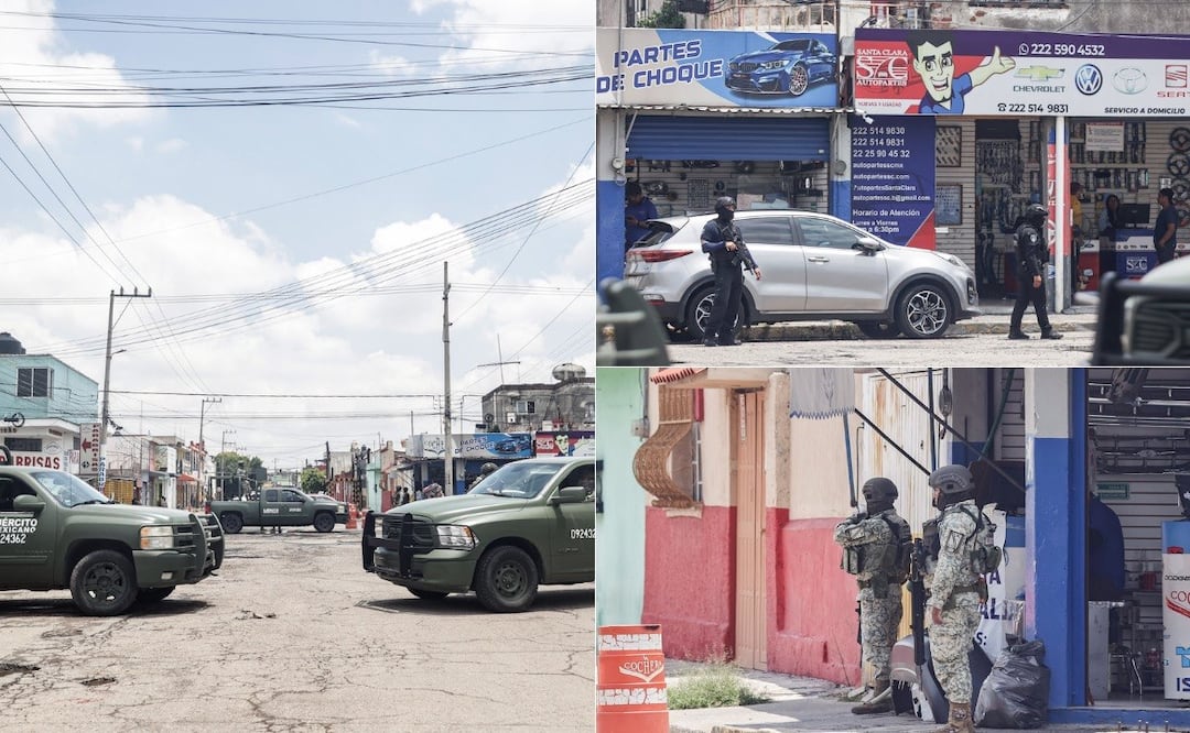 El operativo provocó cierres viales y una fuerte movilización de fuerzas federales y estatales | Foto: EsImagen