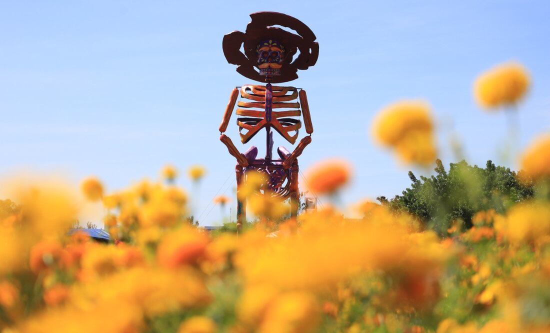 El Valle de Catrinas se realiza en el Pueblo Mágico de Atlixco | Foto: EsImagen