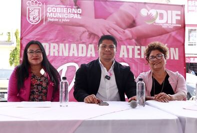 Inaugura Omar Muñoz jornada de atención “Día Rosa”