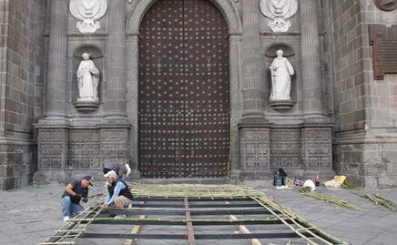 Puerta del Perdón de la Catedral de Puebla, todo un símbolo de fe 