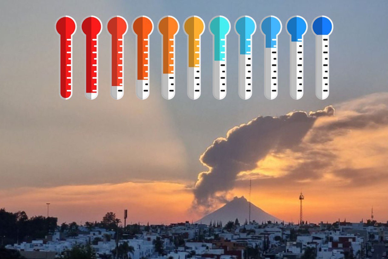 Meteored mide la temperatura en el territorio poblano