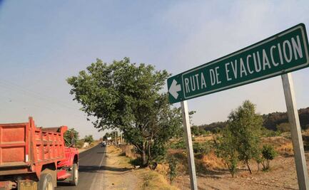 ¿Cuántas rutas de evacuación hay en el volcán Popocatépetl?  