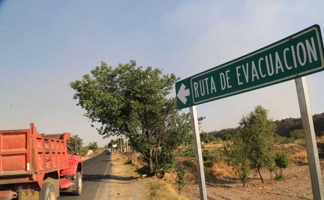 Los planes de evacuación se realizan tomando en cuenta los caminos disponibles | FOTO: AGENCIA ES IMAGEN PARA EL UNIVERSAL PUEBLA
