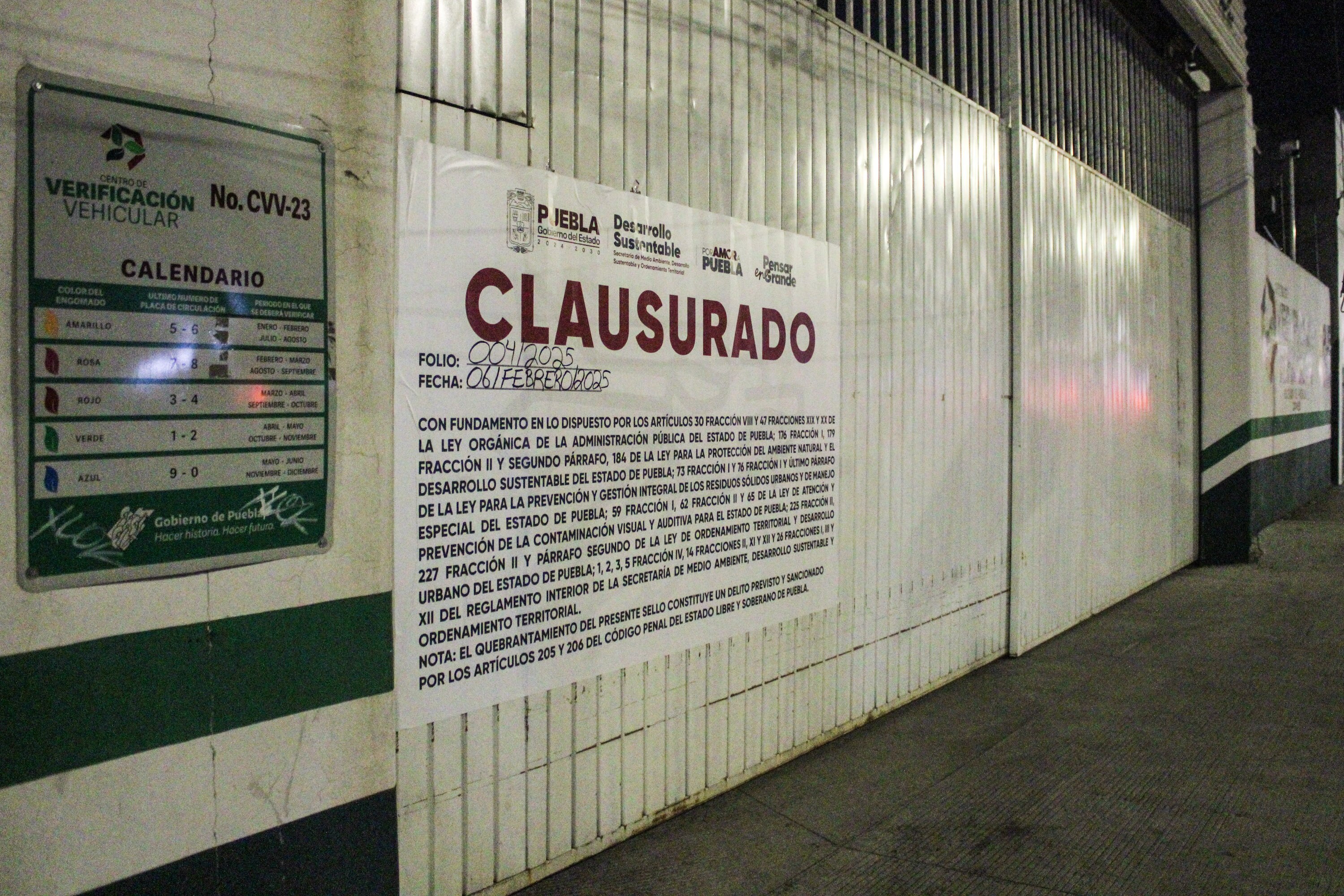 Clausuran verificentros en Puebla: ¿Qué pasa si tenías cita en alguno de ellos?