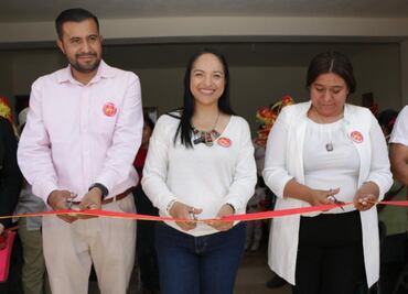 Liz Sánchez inaugura sede del PT en Tepeaca y hace llamado a la unidad