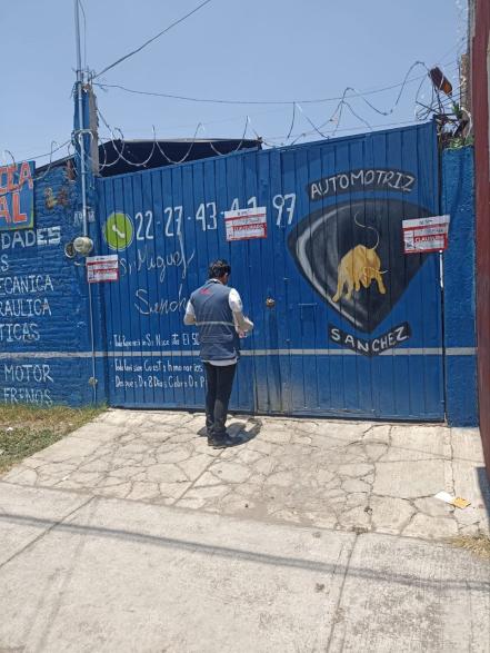 Vuelven a clausurar talleres mecánicos en Puebla 