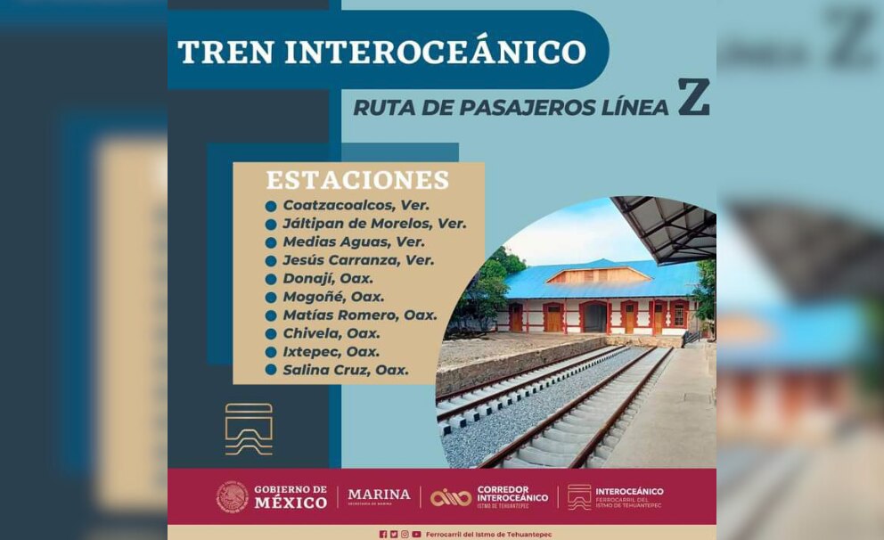 En breve se pondrá en marcha el Tren Interoceánico | Facebook Tren del Istmo de Tehuantepec