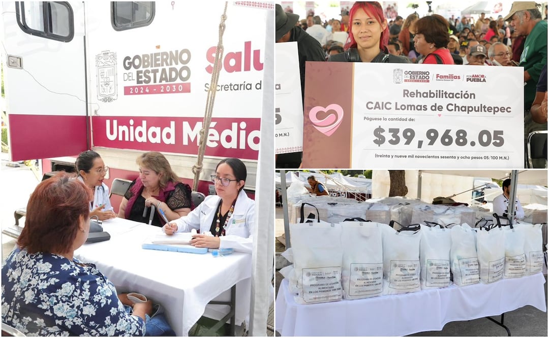 Más de 2 mil 300 personas recibieron 7 mil 775 despensas, con una inversión superior a 3.4 millones de pesos | Foto: Gobierno del Estado